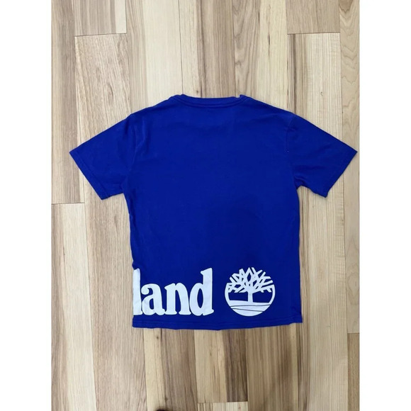 Timberland Kids Graphic Tee Blue Medium 10-12 - Picture 2 of 3